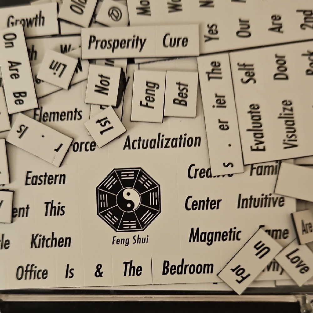 Feng Shui Word Magnets Set - Picture 3 of 4